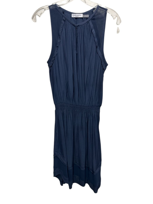 Ramy Brook Size S Slate Navy Polyester Sleeveless V Neck Elastic Waist Dress Slate Navy / S