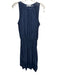 Ramy Brook Size S Slate Navy Polyester Sleeveless V Neck Elastic Waist Dress Slate Navy / S