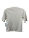fortela Size Est XS/S Light Beige Cotton Short Sleeve Buttons Crochet detail Top Light Beige / Est XS/S