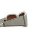 Jimmy Choo White Acetate Snake Detail Gold Hardware Rose Case Inc. Sunglasses White