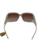 Jimmy Choo White Acetate Snake Detail Gold Hardware Rose Case Inc. Sunglasses White