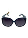 Judith Leiber Brown & Green Acetate Jeweled Case Inc. Sunglasses Brown & Green