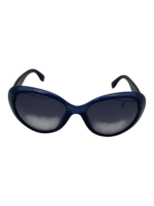 Emilio Pucci Blue & Multi Acetate Gem Print Case Inc. Sunglasses Blue & Multi