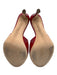 Giuseppe Zanotti Shoe Size 39 Red Leather Upper Patent Mule Low Platform Pumps Red / 39