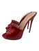 Giuseppe Zanotti Shoe Size 39 Red Leather Upper Patent Mule Low Platform Pumps Red / 39