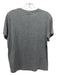 5a7 Cinq a Sept Size L Gray & White Cotton Round Neck Short Sleeve Burnout Top Gray & White / L