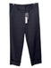 Prada Size 42 Black Cotton Mid Rise Straight Pants Black / 42