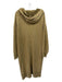 FP Movement Size S Tan Brown Cotton Midi Side Zip Hood Long Sleeve Dress Tan Brown / S