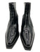 Anine Bing Shoe Size 39 Black Leather Crocodile Stacked Heel Pointed Toe Booties Black / 39