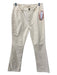 Ann Mashburn Size 25 Cream Cotton Blend Corduroy Mid Rise Zip & Button Pants Cream / 25