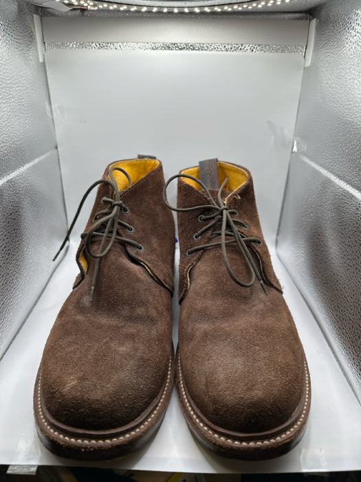 Shoe Size 10.5 AS IS Brown Suede Lace Up Men's Boots