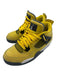 Nike Shoe Size 7 Yellow & Gray Suede Lace Up Midi Mesh Detail Jordan Sneakers Yellow & Gray / 7