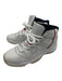 Nike Shoe Size 7 White & Red Synthetic round toe lace up Midi Jordan Sneakers White & Red / 7