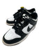 Nike Shoe Size 6.5 Black & White Synthetic round toe Low Top Lace Up Sneakers Black & White / 6.5