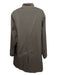 Loro Piana Size L Dark Tan Synthetic Solid Button Down Men's Jacket L