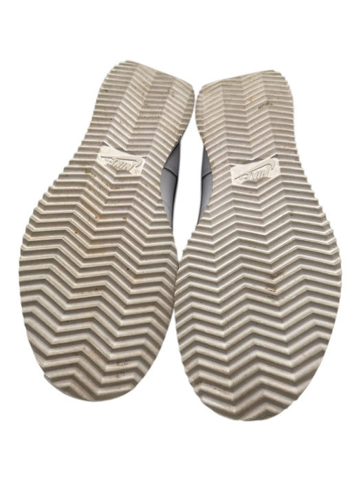 Nike Shoe Size 6 White & Black Leather Upper Swoosh Low Top Lace Up Sneakers White & Black / 6