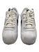 Nike Shoe Size 6 White & Black Leather Upper Swoosh Low Top Lace Up Sneakers White & Black / 6
