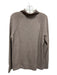Theory Size Large Taupe Beige Cashmere Knit Turtleneck Long Sleeve Sweater Taupe Beige / Large