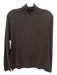 Neiman Marcus Size Est S Dark Brown Cashmere Mock Turtleneck Long Sleeve Sweater Dark Brown / Est S