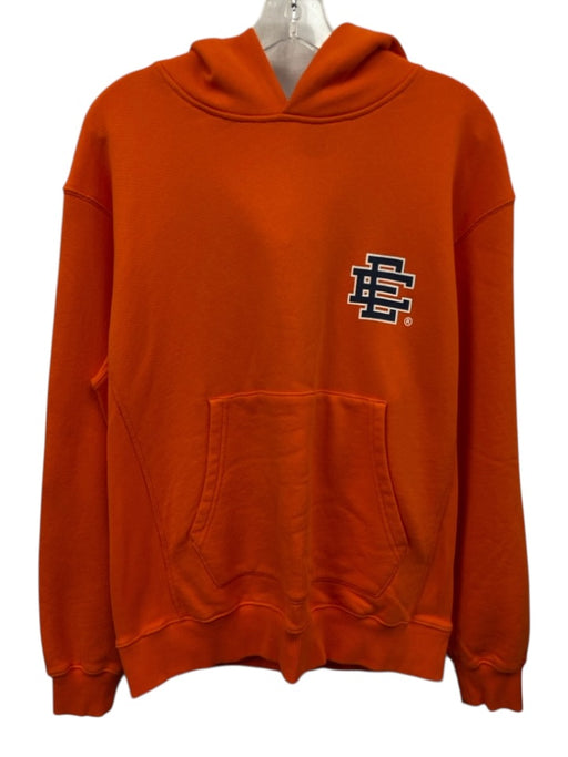 Eric Emmanuel Size S Orange Cotton Solid Sweatshirt Hoodie Men's Jacket Orange / S
