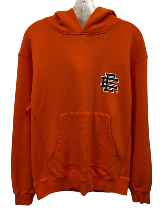 Eric Emmanuel Size S Orange Cotton Solid Sweatshirt Hoodie Men's Jacket Orange / S