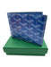 Goyard Box & Bag Inc. Blue Print Coated Canvas Monogram Bifold Wallet Blue Print
