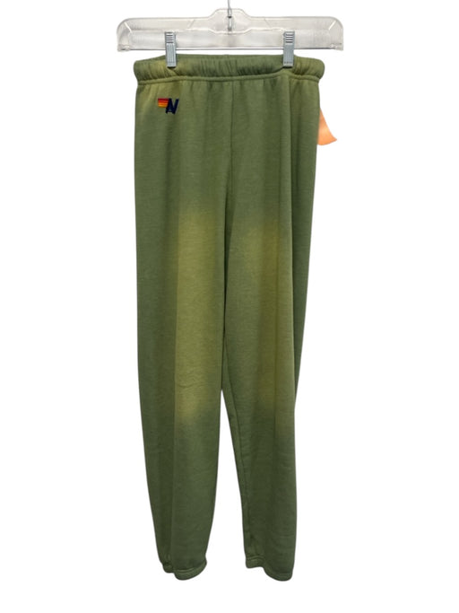 Aviator Nation Size XS Olive Fleece Drawstring Logo Jogger Pants Olive / XS