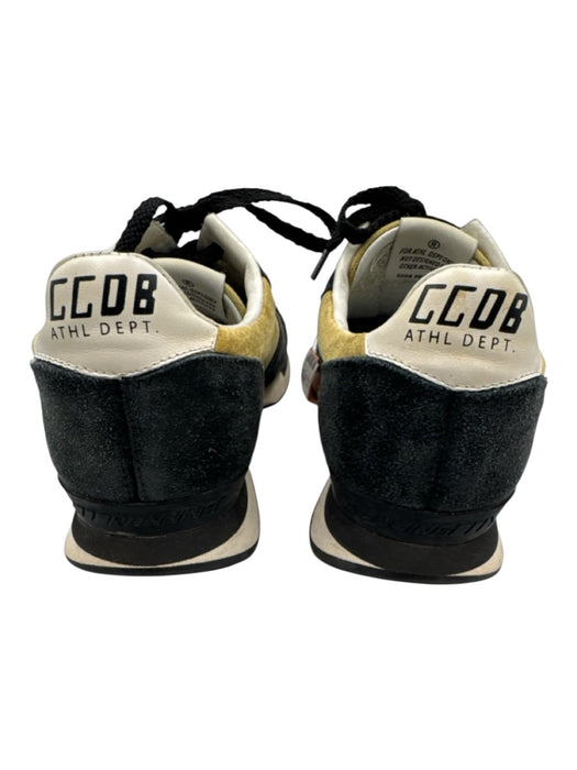Golden Goose Shoe Size 36 Charcoal & Gold Suede Leather Star Running Sneakers Charcoal & Gold / 36