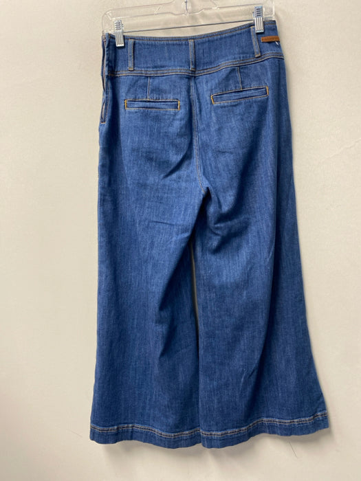 Pilcro and the Letterpress Size Est S Medium Wash Cotton High Rise Pants