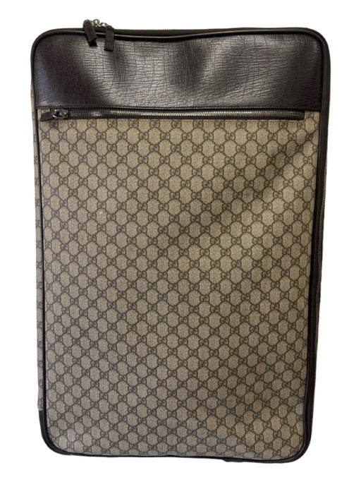 Gucci Leather Guccissima Men's Luggage