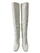 Bottega di Sguardi Shoe Size 41 Cream Pebbled Leather Knee High Block Heel Boots Cream / 41