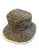 Chapeaux Motsch Pour Hermes Grey Alpaca Felted Bucket Hat Color Block Hat Grey / 57