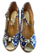 Marc By Marc Jacobs Shoe Size 38 Blue & Cream Manmade Material open toe Shoes Blue & Cream / 38