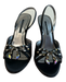 Laundry Shoe Size 8 Blond Fabric Open Almond Toe jewel detail Sling back Shoes Blond / 8