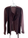 J Mclaughlin Size Small Dark Brown Merino Wool Belt Long Sleeve Cardigan Dark Brown / Small