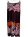 Jean Paul Gaultier Size Large Brown, Orange & Multi Polyamide Bird Motif Skirt Brown, Orange & Multi / Large