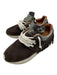 Esse Ut Esse Shoe Size 36 Brown & Silver Leather Suede lace up Fringe Sneakers Brown & Silver / 36