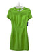 Diane Von Furstenberg Size 2 Bright Green Viscose Blend Short Sleeve Dress Bright Green / 2