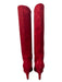 Christian Louboutin Shoe Size 38.5 Red Suede round toe Knee High Boots Red / 38.5