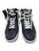 Puma Shoe Size 8.5 Black & White Coated Leather High Top Platform Laces Sneakers Black & White / 8.5