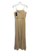 Lauren Ralph Lauren Size 6 Gold Polyester Metallic Thread Sleeveless Gown Gold / 6