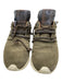 Esseutesse Shoe Size 38 Olive Green & Brown Leather Fringe Leather Cord Sneakers Olive Green & Brown / 38