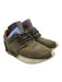 Esseutesse Shoe Size 38 Olive Green & Brown Leather Fringe Leather Cord Sneakers Olive Green & Brown / 38