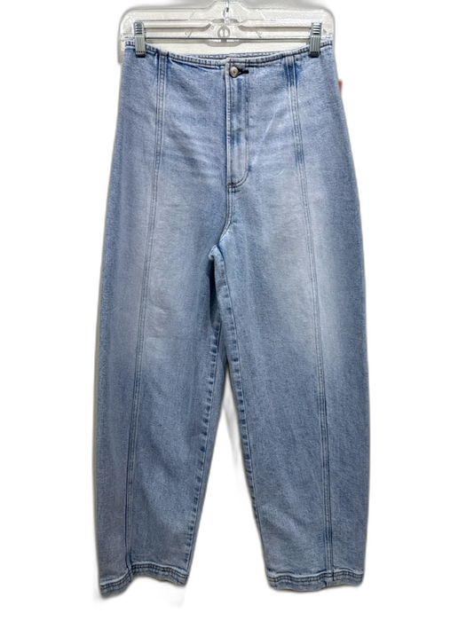 Pistola Size 25 Acid Wash Cotton Denim High Rise Barrell Leg Jeans Acid Wash / 25
