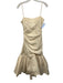 Jacquemus Size 36 Ecru Cream Linen & Cotton Spaghetti Strap Gathered Side Dress Ecru Cream / 36