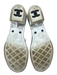 Chanel Shoe Size 40 Black & White Synthetic Waterproof Quilt Print Rain Boots Black & White / 40