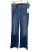 Mother Size 26 Medium Wash Cotton Blend High Rise Zip & Button Flare Jeans Medium Wash / 26