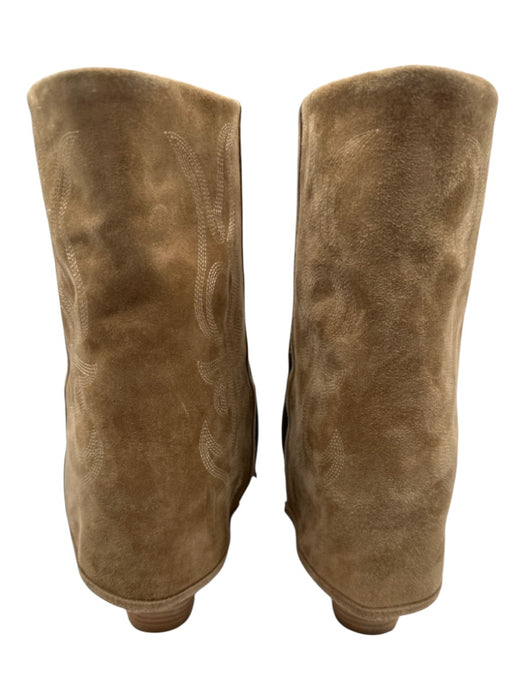 Steve Madden Shoe Size 10 Brown Leather Upper Suede Embroidered Western Boots Brown / 10