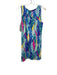 Lilly Pulitzer Size XS Blue & Multi Cotton Sleeveless Abstract Dress Blue & Multi / XS
