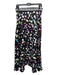 Hunter Bell Size 6 Black & Multi Silk Polka Dots Elastic Waist Side Zip Skirt Black & Multi / 6